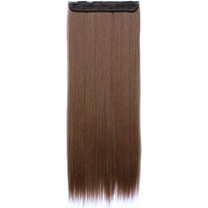 DILLARDS Long Straight Hair Extension For Women Brown - Image 3